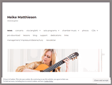 Tablet Screenshot of heikematthiesen.com